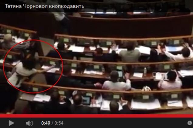 'Таню, складай мандат!': соцсети отреагировали на кнопкодавство Чорновол