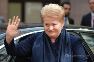 Президент Литвы Даля Грибаускайте
