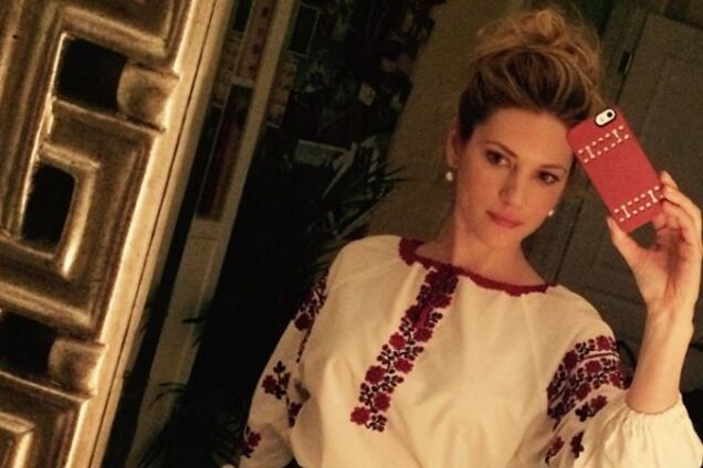 Звезда Голливуда из Канады гордится украинскими корнями: фото актрисы в вышиванке