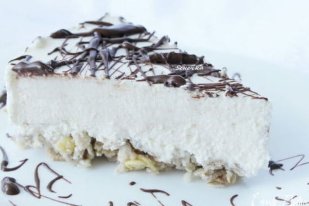 Простой рецепт творожного торта с мюсли