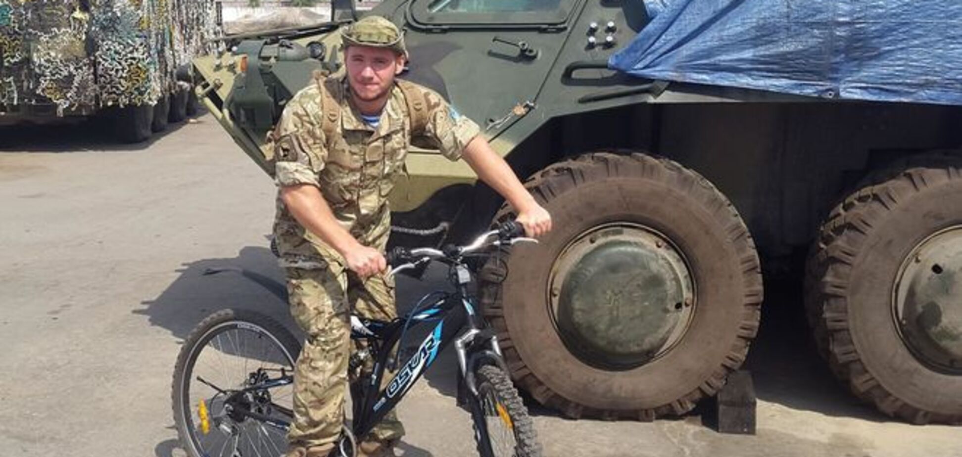 Бойцы АТО обкатали боевые велосипеды: фотофакт