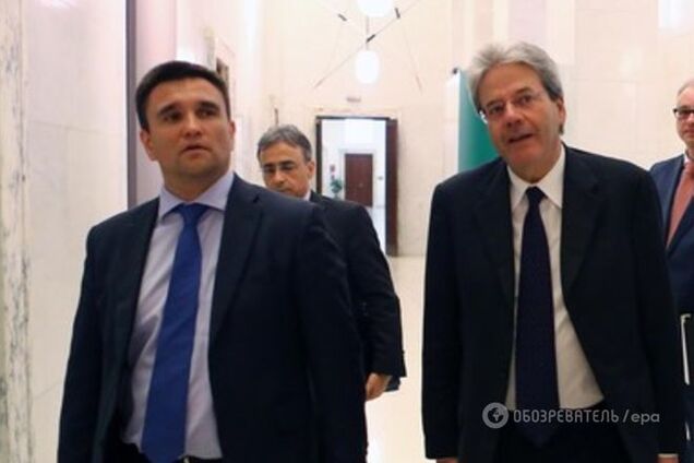 МИД Италии заверил Климкина, что не будет снимать санкции с России
