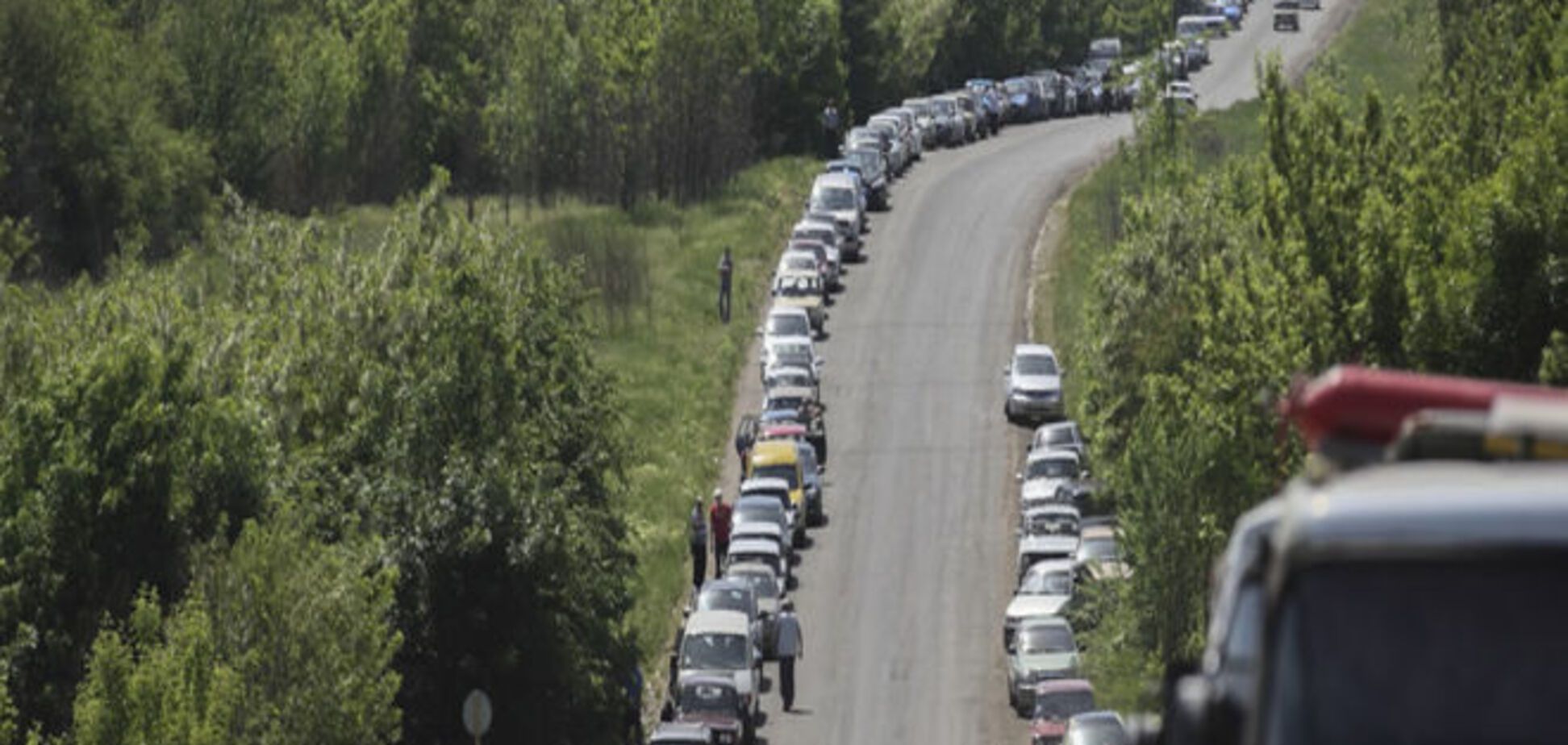 Из Донецка выезжают самые стойкие патриоты Украины