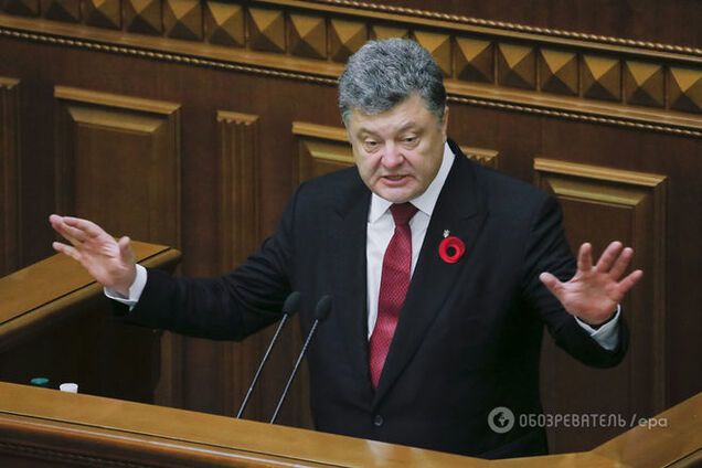 Порошенко назвал провал 'Новороссии' своим главным достижением за год