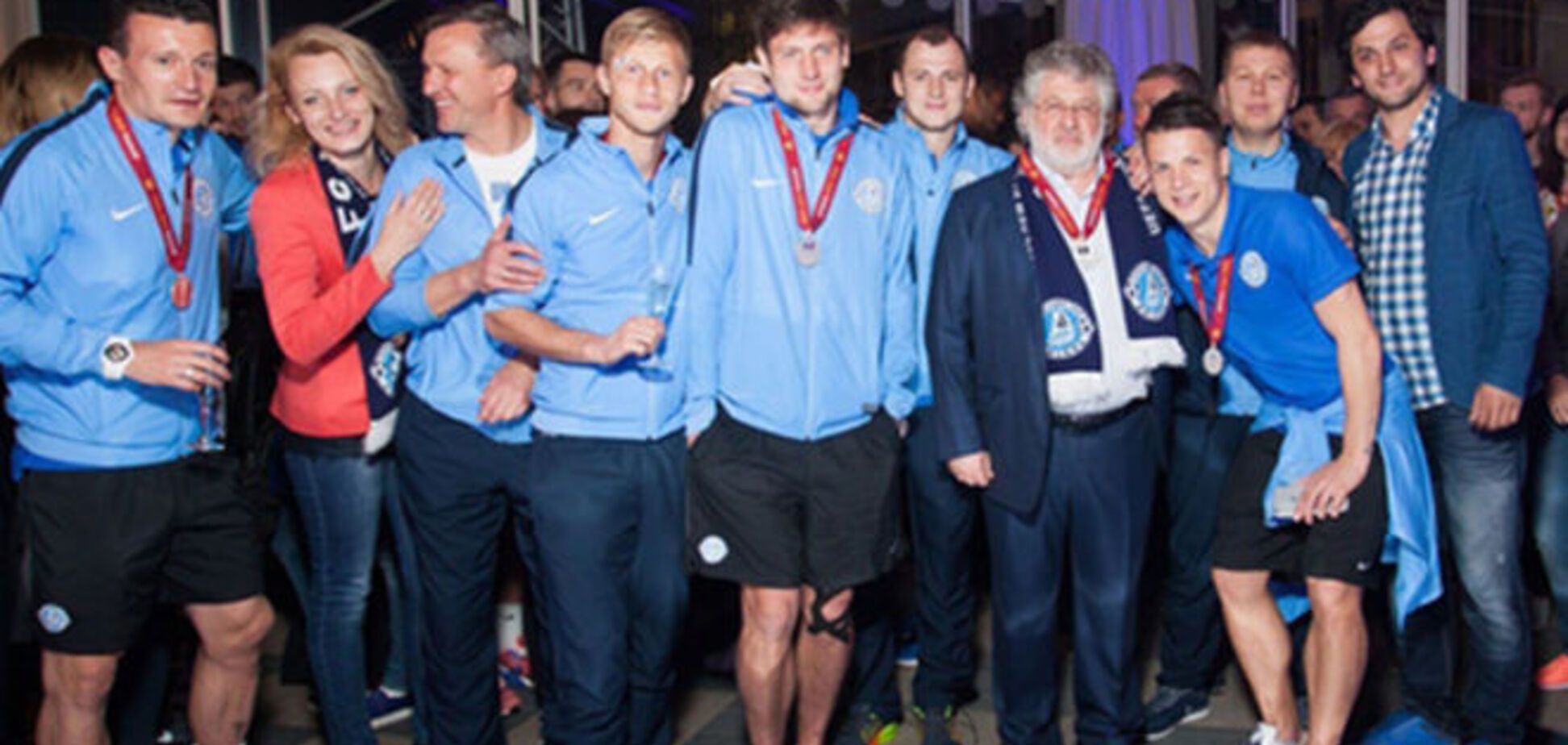 Коломойский отпраздновал с 'Днепром' 'серебро' Лиги Европы: яркие фото