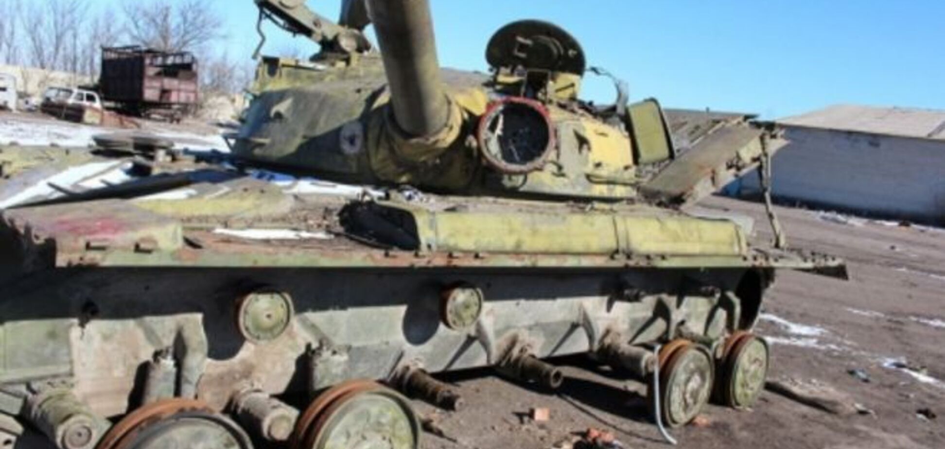 'Мстя не удалась!' Бойцы АТО сожгли два танка банды 'Гиви'
