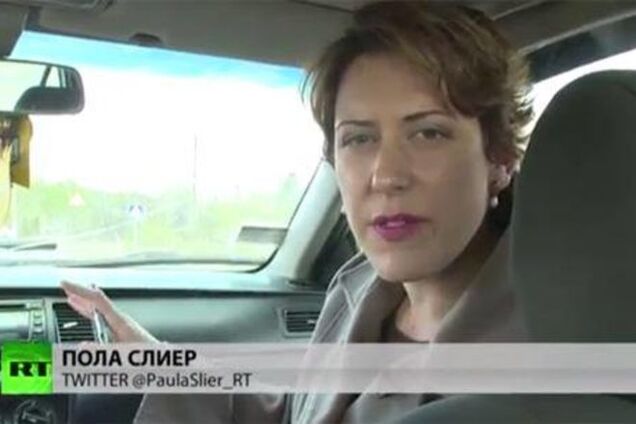 Журналистка RT, глумившаяся над обстрелами украинцев, свободно работает под Киевом: видеофакт