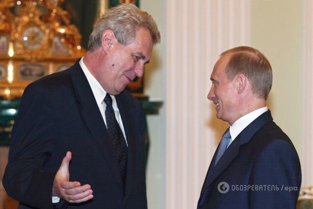 Деньги подавай! Президент Чехии раскрыл настоящую причину поездки в Москву