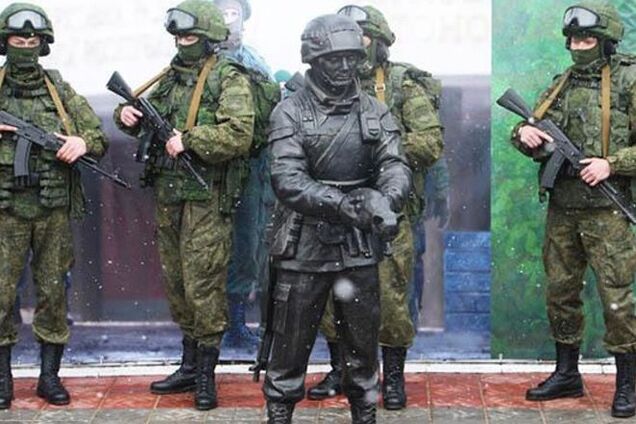 В России установили памятник крымским оккупантам