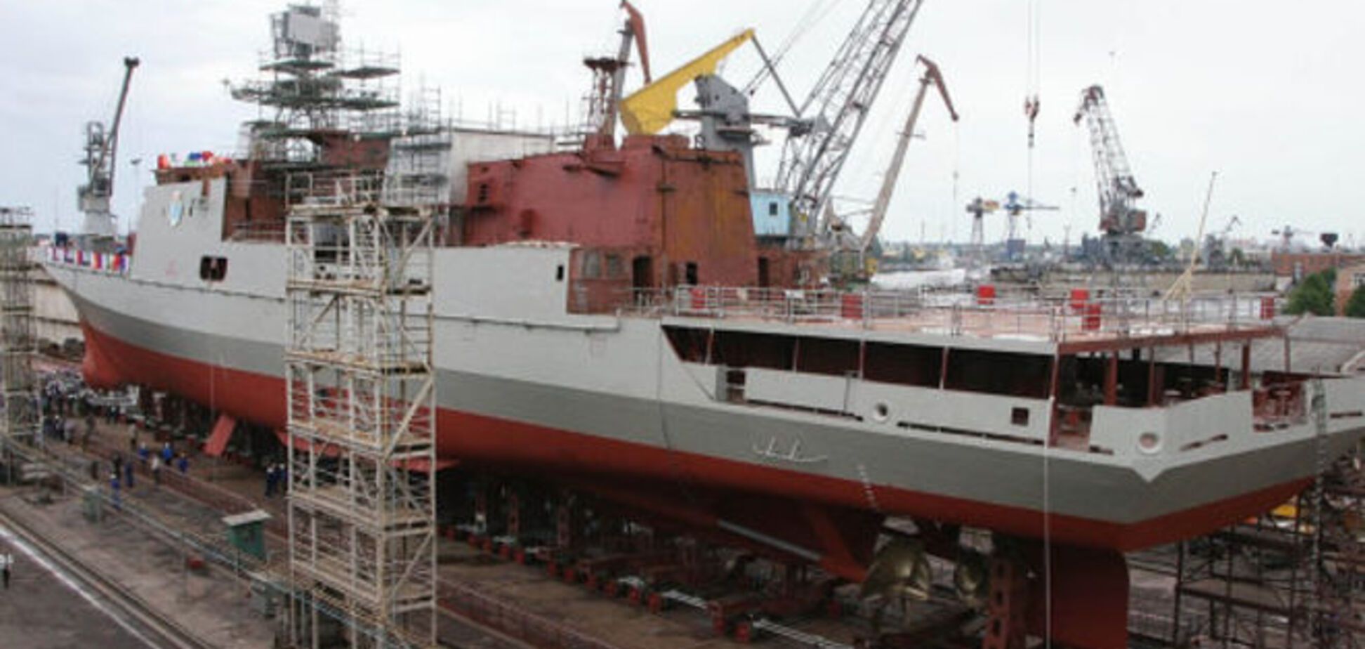 Украина застопорила производство новейших фрегатов для ВМФ России 