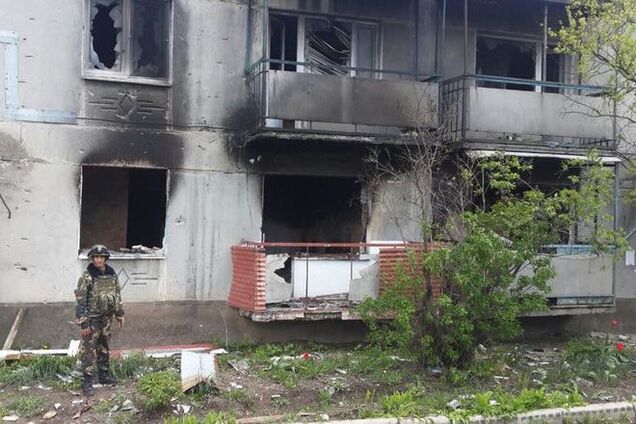 Террористы обстреляли Пески: опубликованы фото последствий