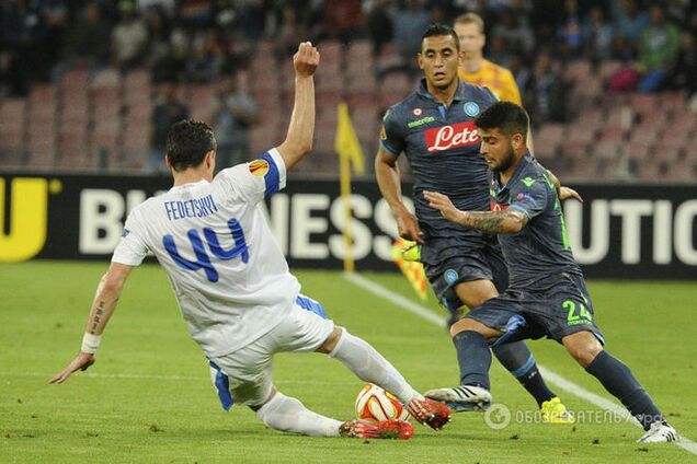 'Днепр' удивил Италию в полуфинале Лиги Европы