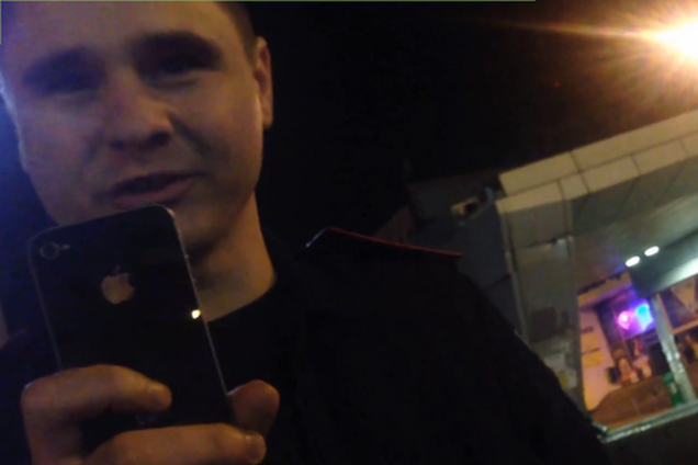 Киевские менты избили переселенцев из Донецка