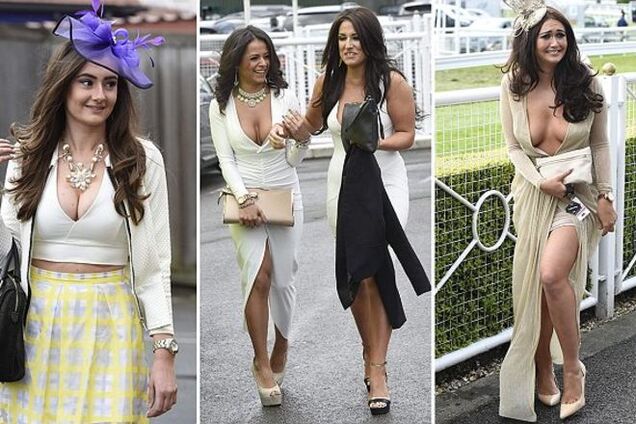 Как одеваются британки на праздники: глубокие декольте и модные шляпки