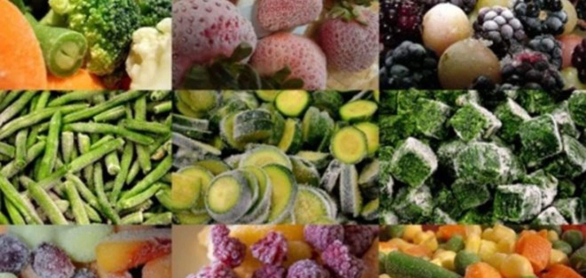 Как правильно замораживать овощи и фрукты