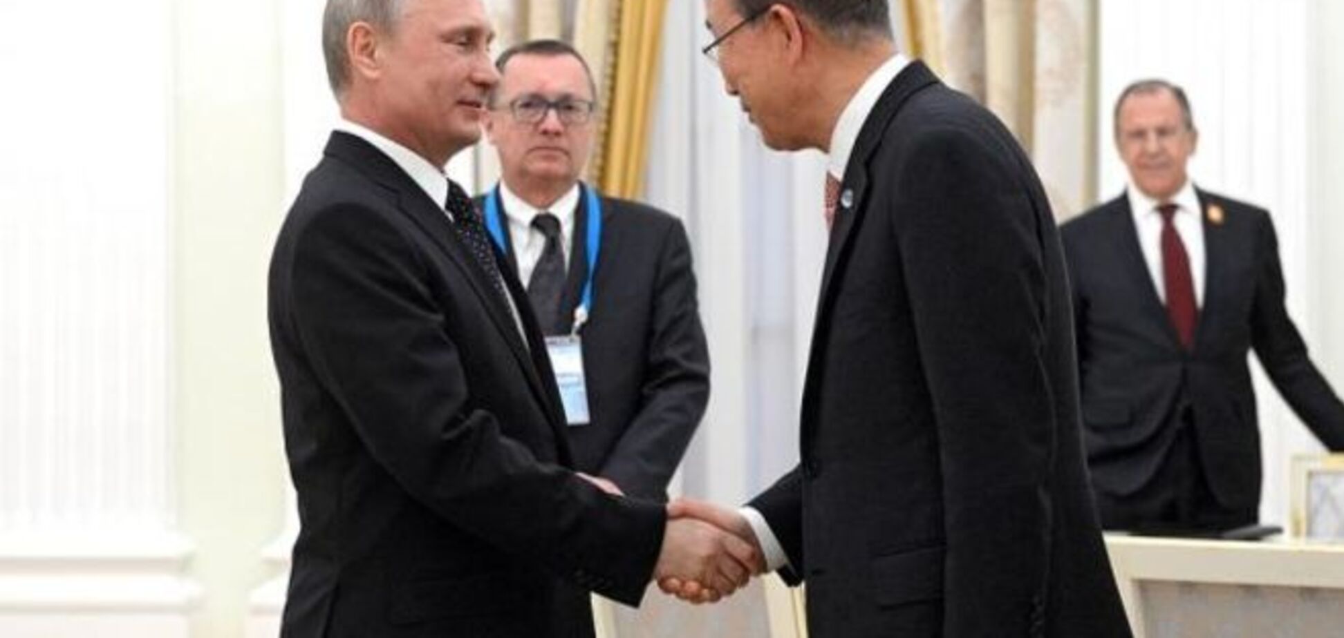 Подлиза: Пан Ги Мун расхваливал в Москве 'Путина-миротворца' и 'любвеобильных' россиян