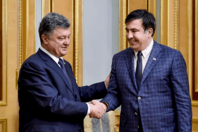 Порошенко похвалил Саакашвили за первые шаги на новой должности