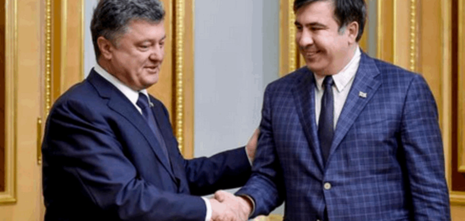 Порошенко похвалил Саакашвили за первые шаги на новой должности