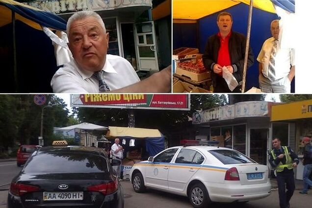 В Киеве 'герой парковки' с кулаками набросился на свидетеля нарушения: видео инцидента