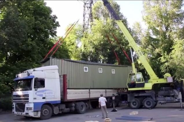 Бойцы АТО получат мобильные казармы, которые могут трансформироваться в госпиталь: видеофакт