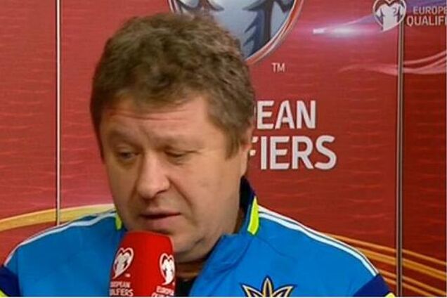 Тренер сборной Украины: игрой недовольны