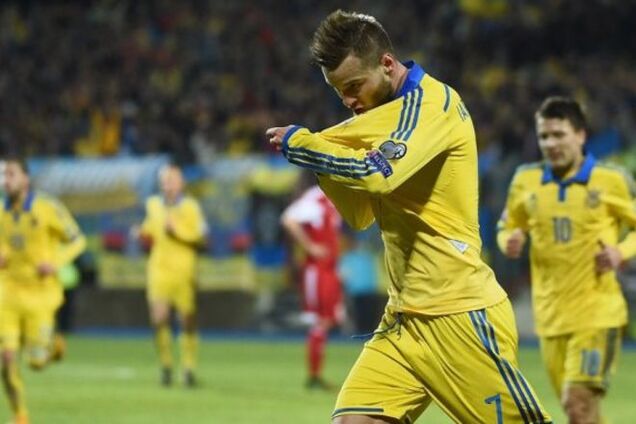 Сборная Украины разгромила Люксембург в отборе Евро-2016