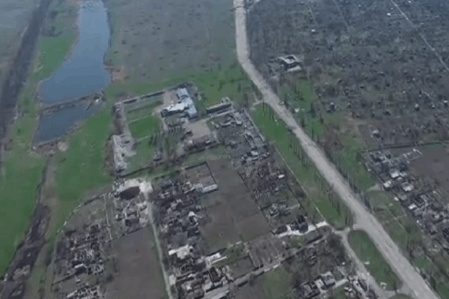 Опубликовано видео с дрона разрушенных до основания Песок