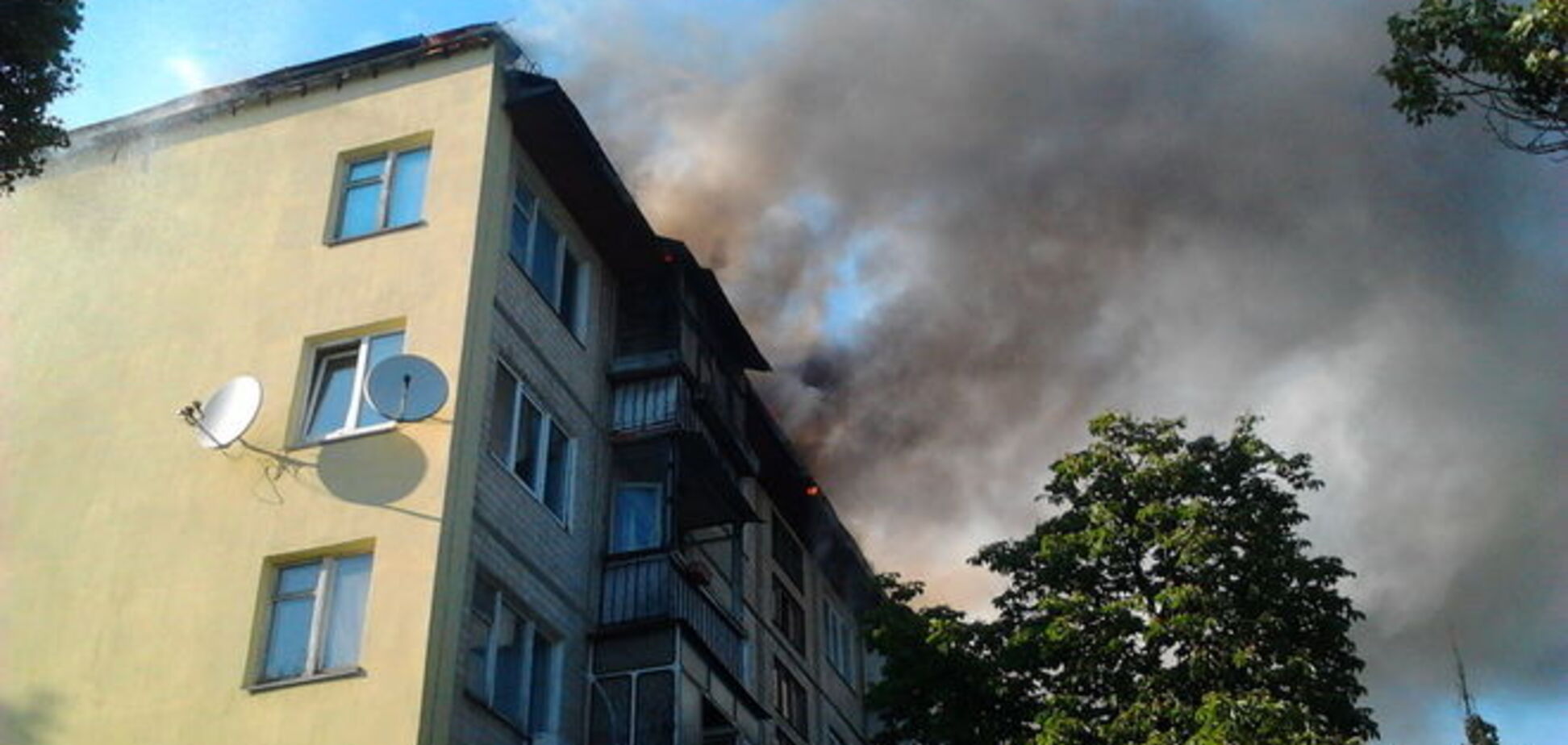 В Киеве вор украл из горящего дома ноутбук