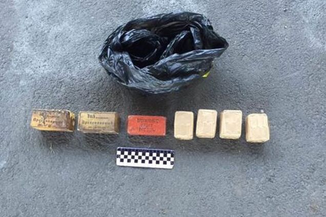 В Киеве возле эстакады обнаружили тайник с взрывчаткой