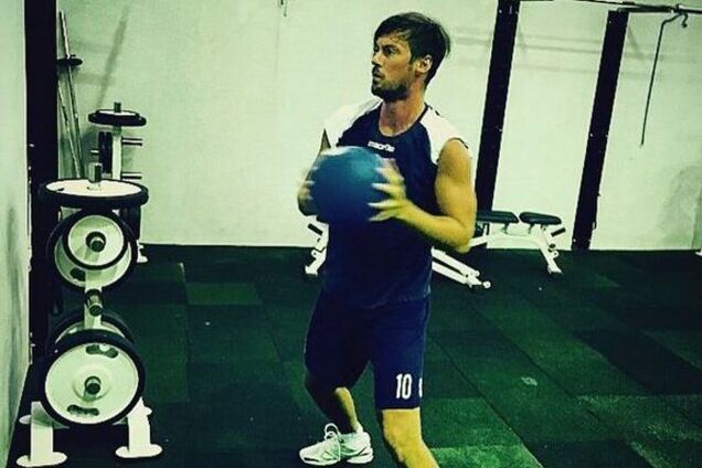 Тяжелый труд: Милевский пошел на фитнес