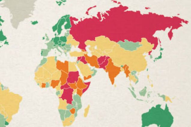 Рядом с Нигерией и КНДР: Россия вошла в список самых немиролюбивых стран