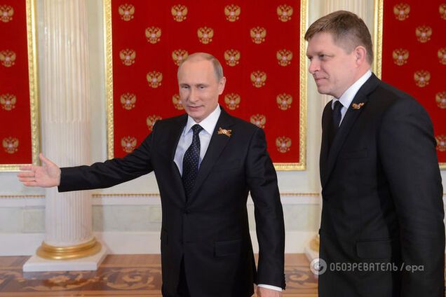 Двуличие: Премьер Словакии в Москве 'присягнул на верность Кремлю'