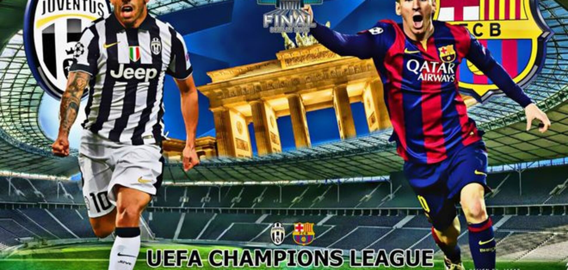Ювентус - Барселона: прогноз букмекеров на финал Лиги чемпионов