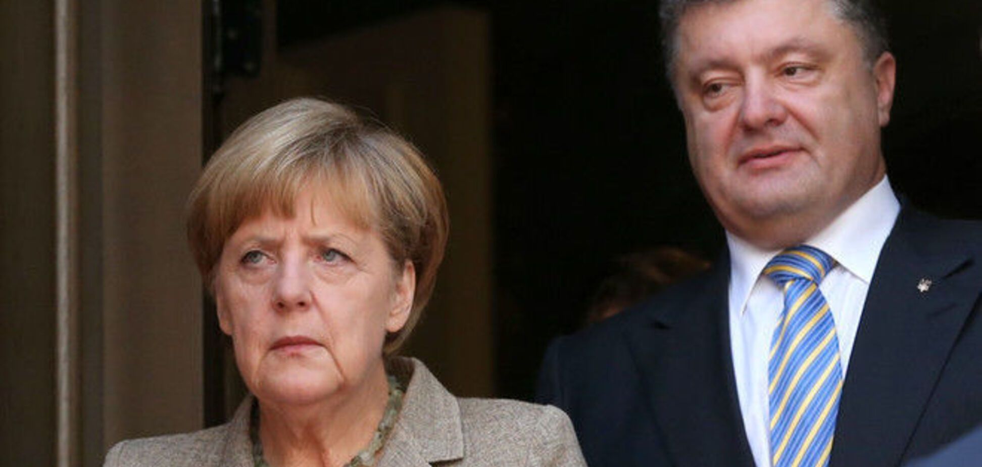 Порошенко и Меркель договорились о совместных действиях по Донбассу