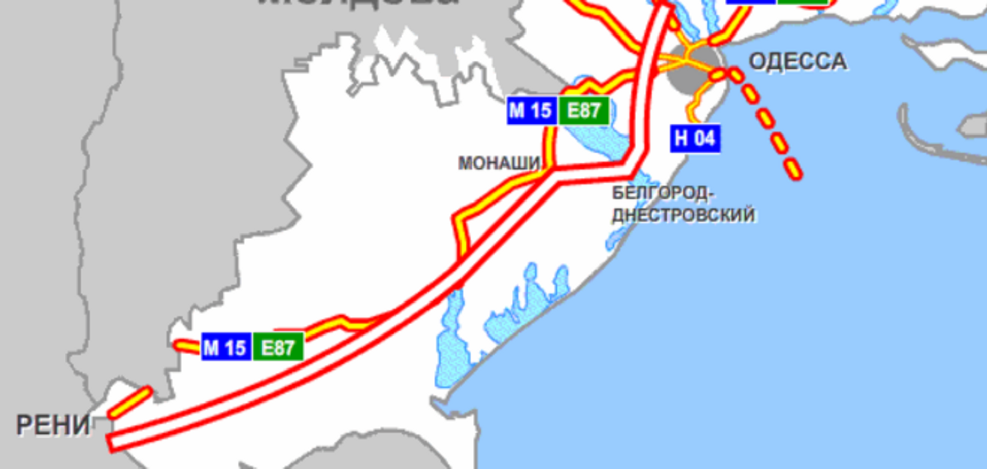 Яценюк рассказал Саакашвили, где взять деньги на дорогу Одесса-Рени