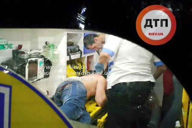 В Киеве пешеход 'протаранил' иномарку