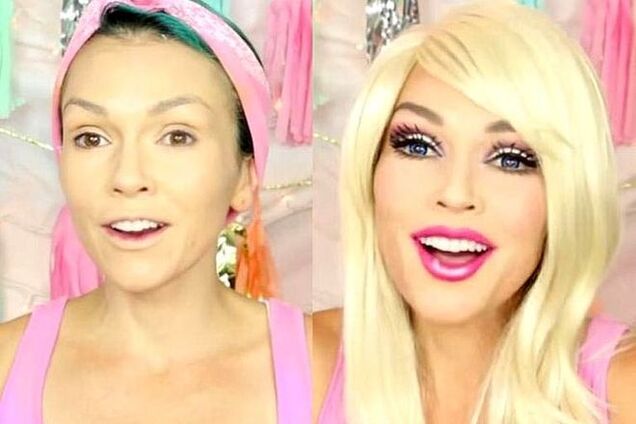 Как стать похожей на Барби: потрясающий макияж за 90 секунд