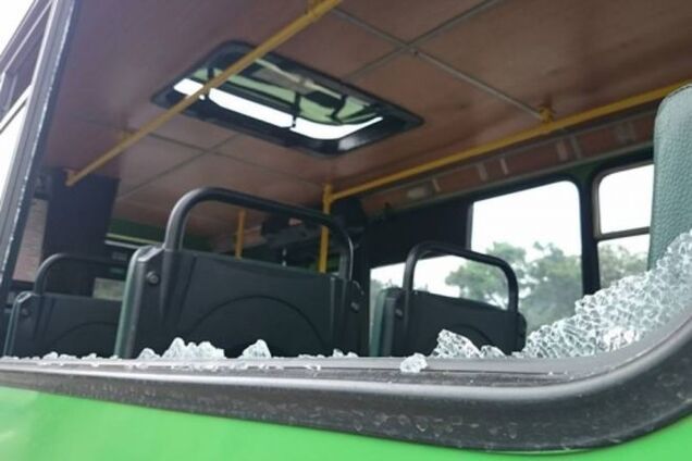 В Харькове расстреляли две маршрутки: все подробности