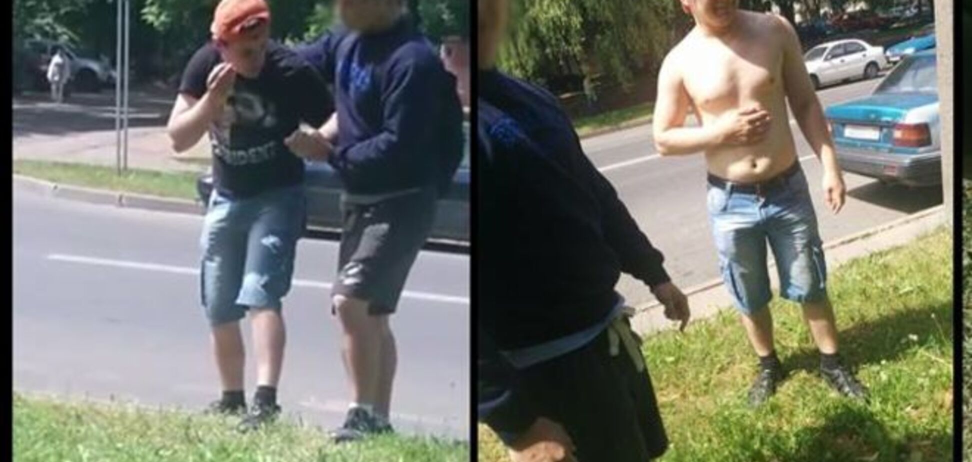 В Беларуси с юноши сняли футболку с изображением Путина. Фотофакт