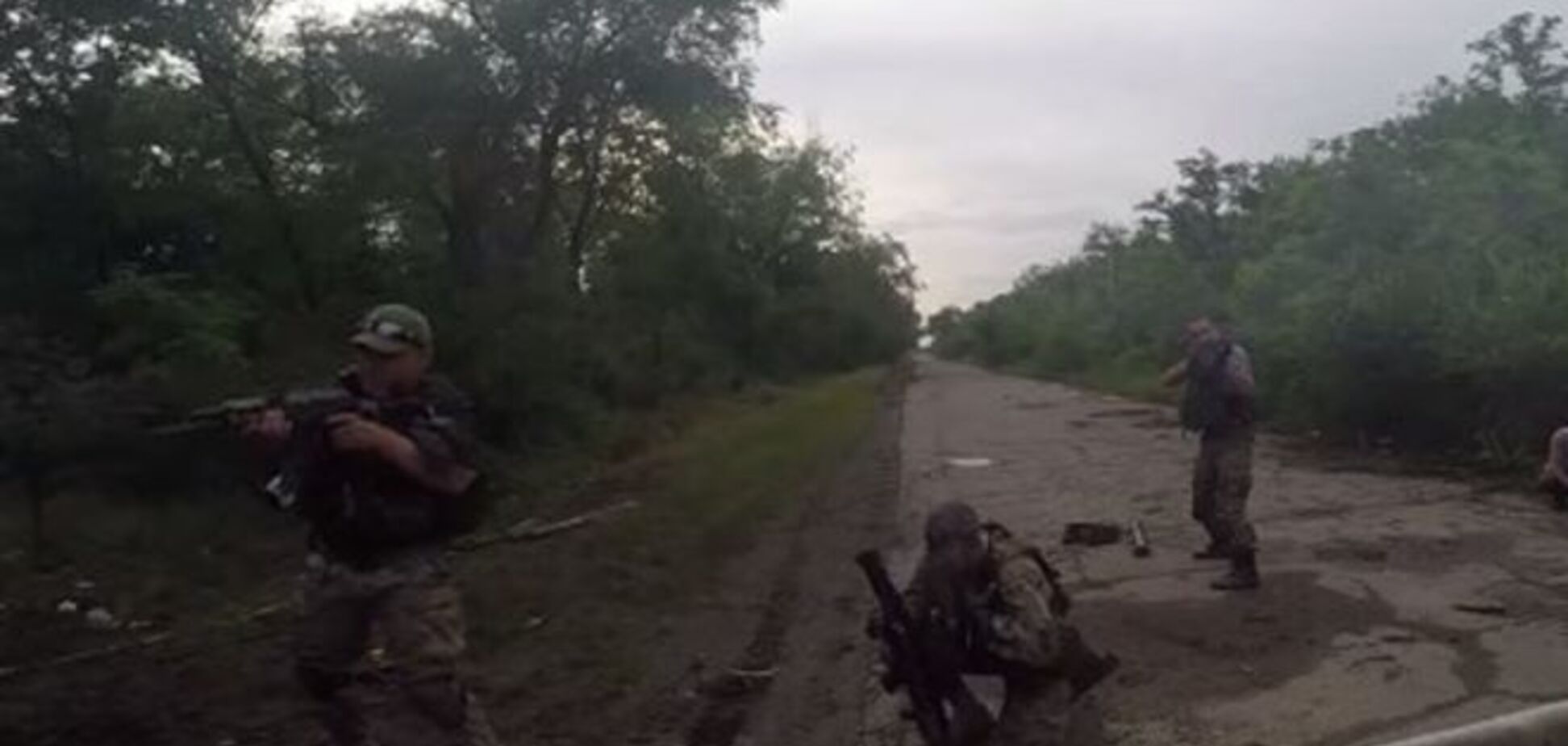 Опубліковано відео жорстокого бою сил АТО з диверсантами терористів