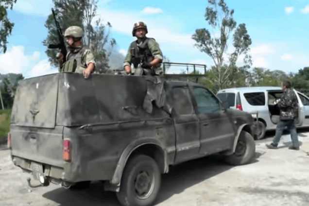 Бойцы АТО приготовились отражать атаку на Марьинку: видеофакт