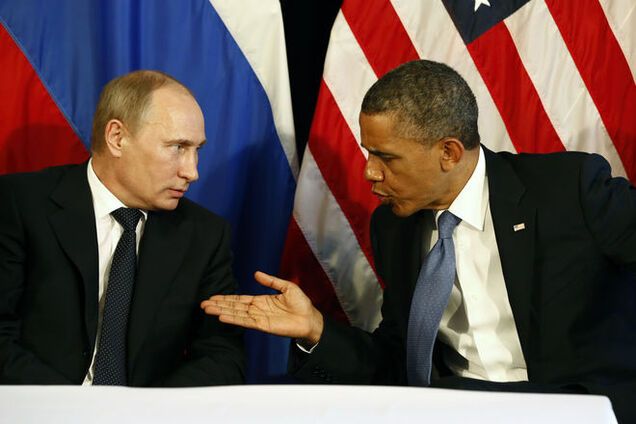 Президент России Владимир Путин, президент США Барак Обама