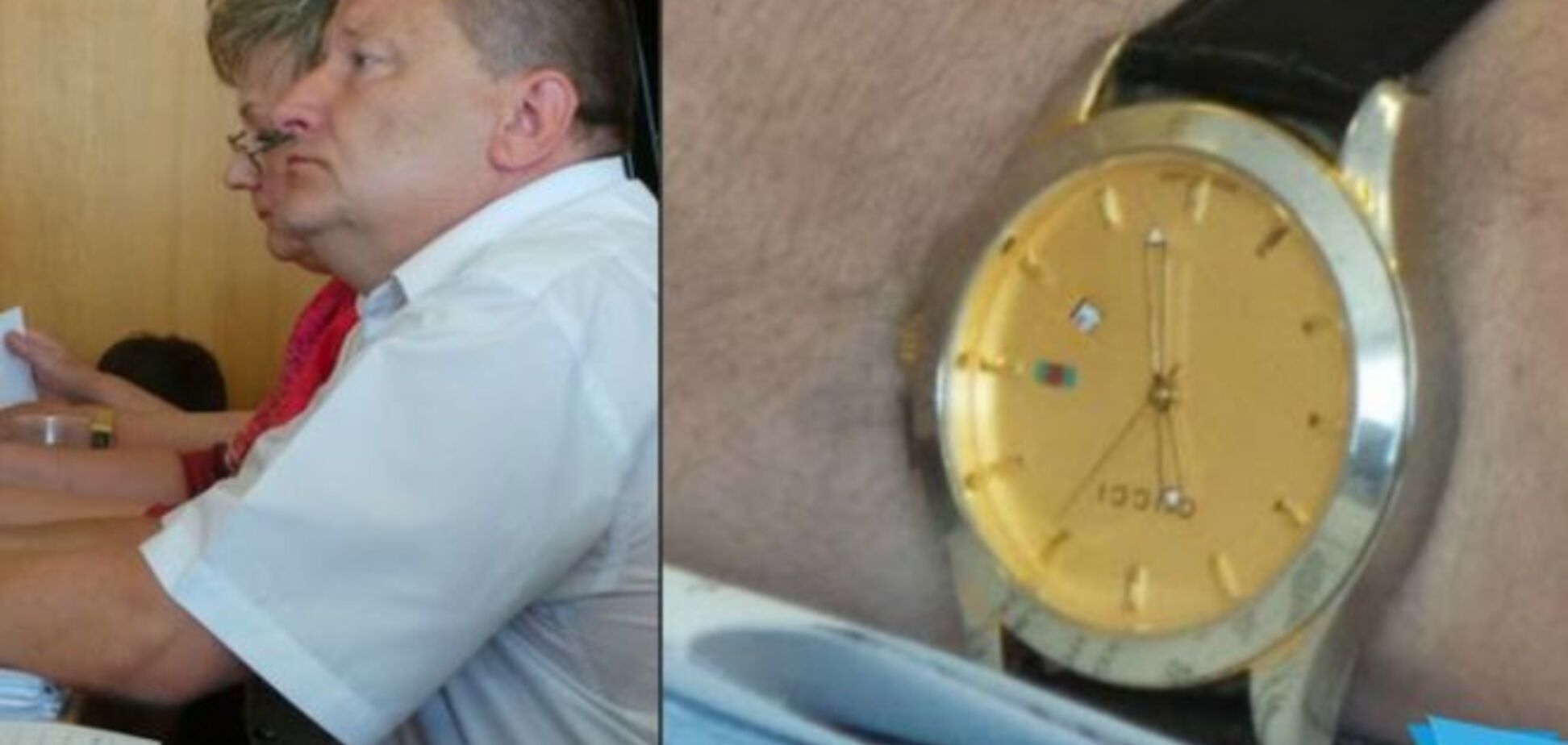 На широку ногу: рівненські депутати показали iРhone і годинник від Gucci
