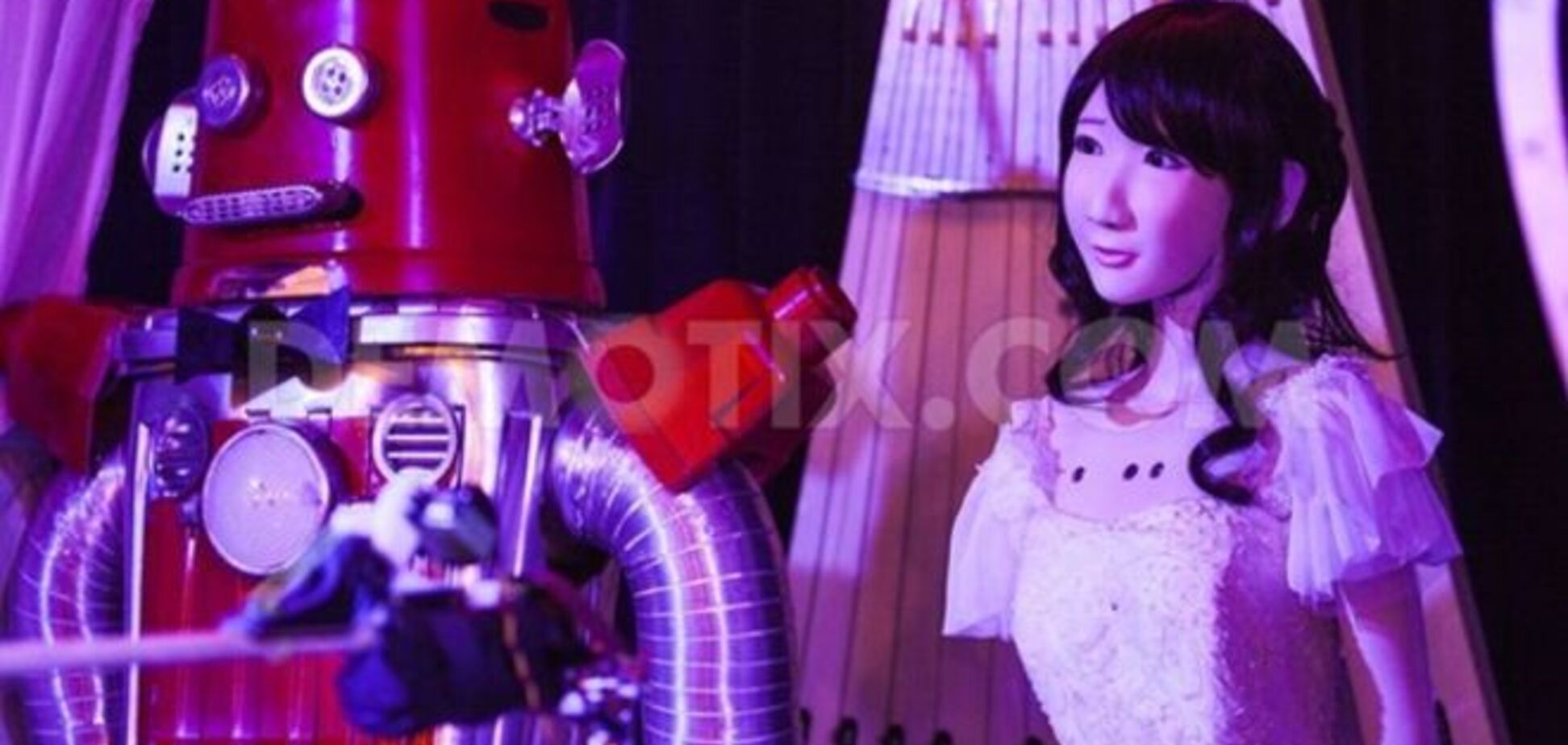 Здравствуй, невеста-андроид! В Японии впервые поженили роботов: фотофакт
