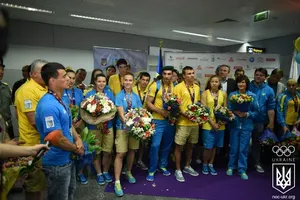 Герои Европейских игр вернулись домой