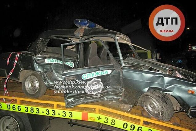 ДТП с милицейским патрулем в Киеве: пострадали 7 человек