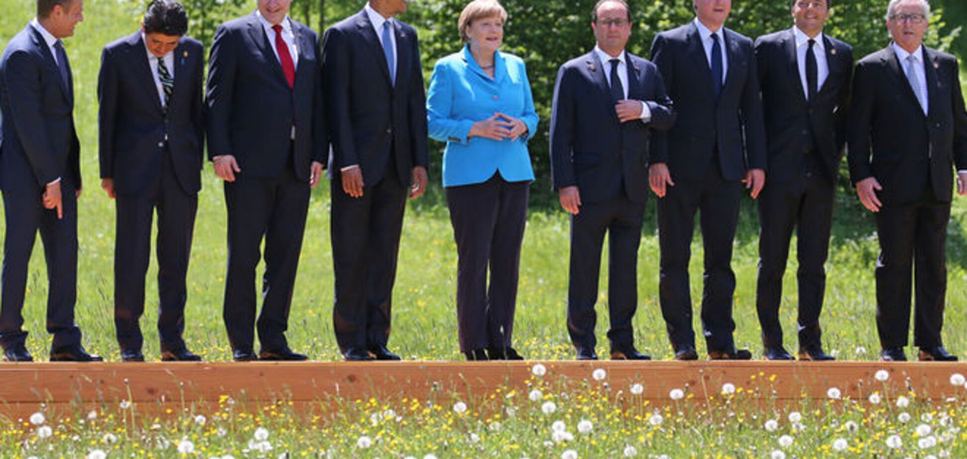 На зависть Путину! Участники G7 сделали 'семейное фото'