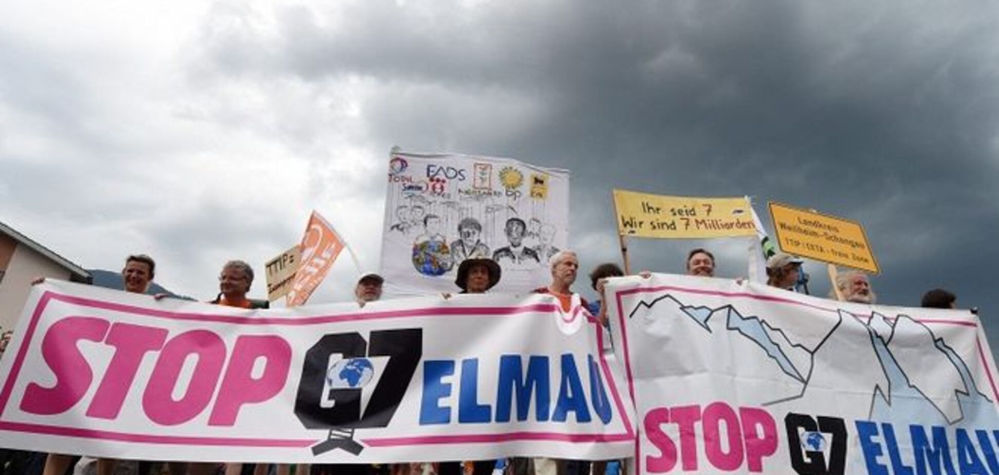 Протесты против G7: в Германии антиглобалисты блокируют дороги