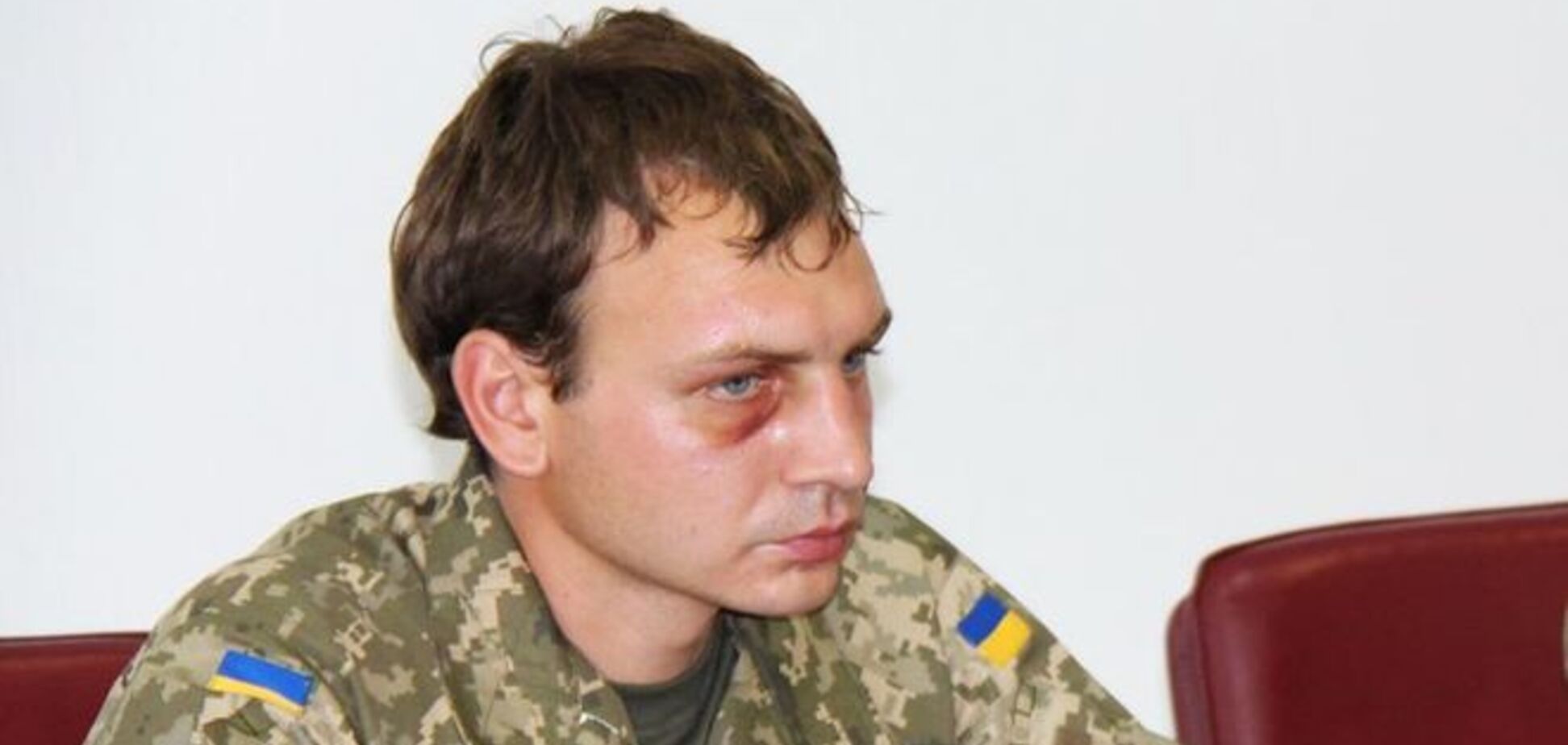 Три дня пыток за вранье о Марьинке: освобожденный боец рассказал о лже-пресс-конференции террористов