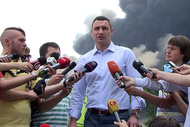 Кличко рассказал о загрязненном из-за пожара воздухе в Киеве